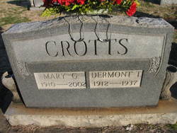  Mary Gertrude <I>Everhart</I> Crotts