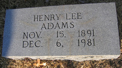  Henry Lee Adams