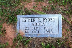  Esther Rebecca <I>Ryder</I> Abbey