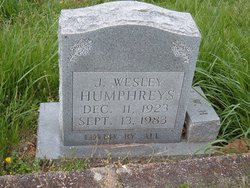  J. Wesley Humphreys