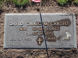 Maj David Craig McCarthy
