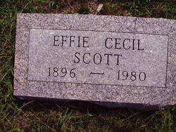 Effie Cecil <I>Givens</I> Scott