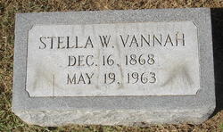  Stella W. Vannah