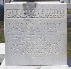 Capt William Laws Cannon