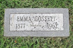  Mary Emma <I>Hopkins</I> Gossett