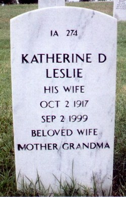  Katherine D. <I>Schweppenstede</I> Leslie