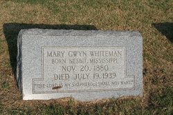  Mary Gwyn Whiteman