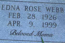  Edna Rose Webb