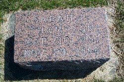  Sarah Jane <I>Beck</I> Thompson
