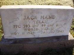 PFC Jack Hand