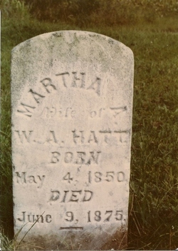  Martha Ann <I>Braden</I> Hatt