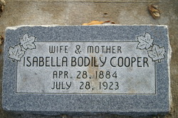 Isabella <I>Bodily</I> Cooper