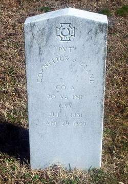Pvt Cornelius Jackson Bland (1831-1893) - Find a Grave Memorial