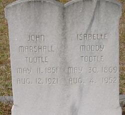  Isabelle <I>Moody</I> Tootle