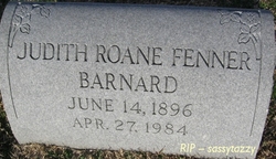  Judith Roane <I>Fenner</I> Barnard