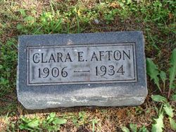 Clara E Afton 1906 1934 Find A Grave Memorial