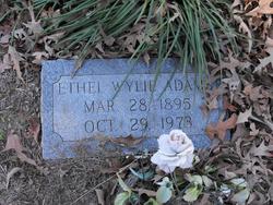  Ethel <I>Wylie</I> Adams