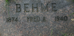  Frederick Arthur Behme