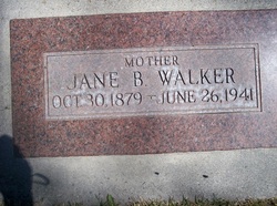  Jane <I>Bodily</I> Walker