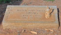  Hellen Faye <I>Britt</I> Adams