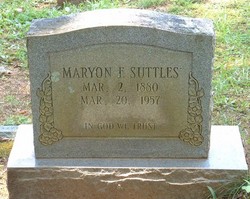 Maryon F. Suttles (1880-1957)