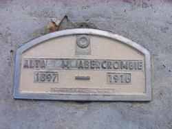  Alta Mae <I>Ames</I> Abercrombie