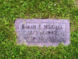 Sarah Elizabeth Rose McCall (1843-1923) - monumento Find a Grave