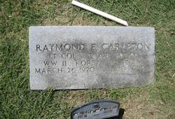  Raymond Earnest Carleton