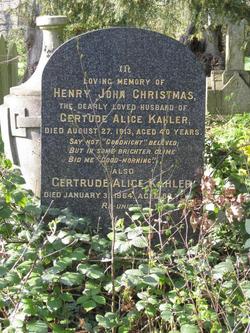  Henry John Christmas Kahler