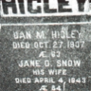  Jane D <I>Snow</I> Higley