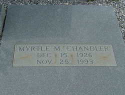 Myrtle M. <I>McCalvin</I> Chandler