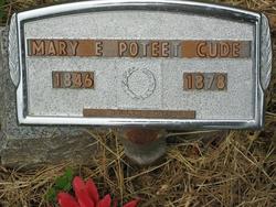 Mary E Poteet Cude (1846-1878)