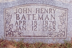  John Henry Bateman