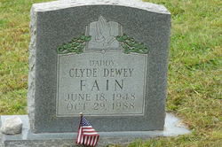  Clyde Dewey Fain