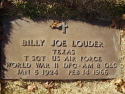  Billy Joe “Bill” Louder