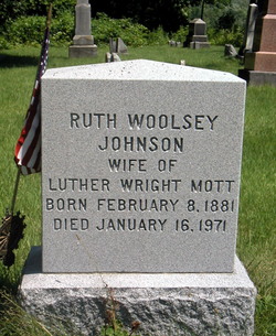  Ruth Woolsey <I>Johnson</I> Mott