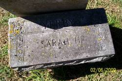  Sarah H “Sally” <I>George</I> Yerby