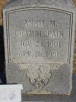  Annie M. <I>Parker</I> Chamberlain