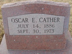 Rev Oscar Edward Cather