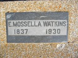  Eliza Mossella <I>Lowman</I> Watkins