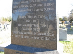  Mary Willis <I>Mordecai</I> Turk