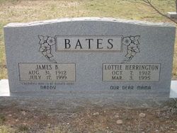  Lottie Dale <I>Herrington</I> Bates