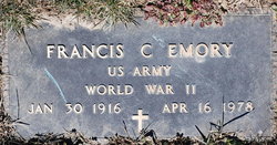  Francis C Emory