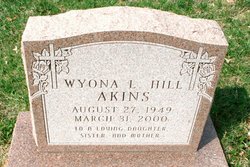  Wyona Lavern “Wy” <I>Hill</I> Akins
