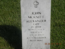 Capt John McKnitt Alexander