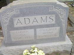  Minnie O. Adams