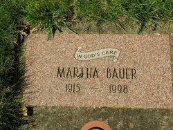 Martha Marie (Leintz) Bauer