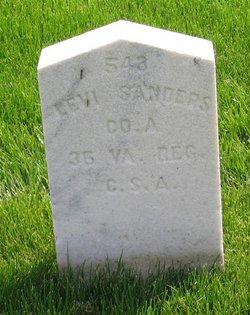 Pvt Levi Sanders (1843-1864) - Find a Grave Memorial