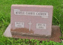  Myrtle Carrie <I>Schults Cummickel</I> Catron