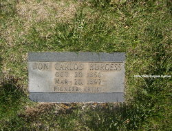  Don Carlos Burgess
